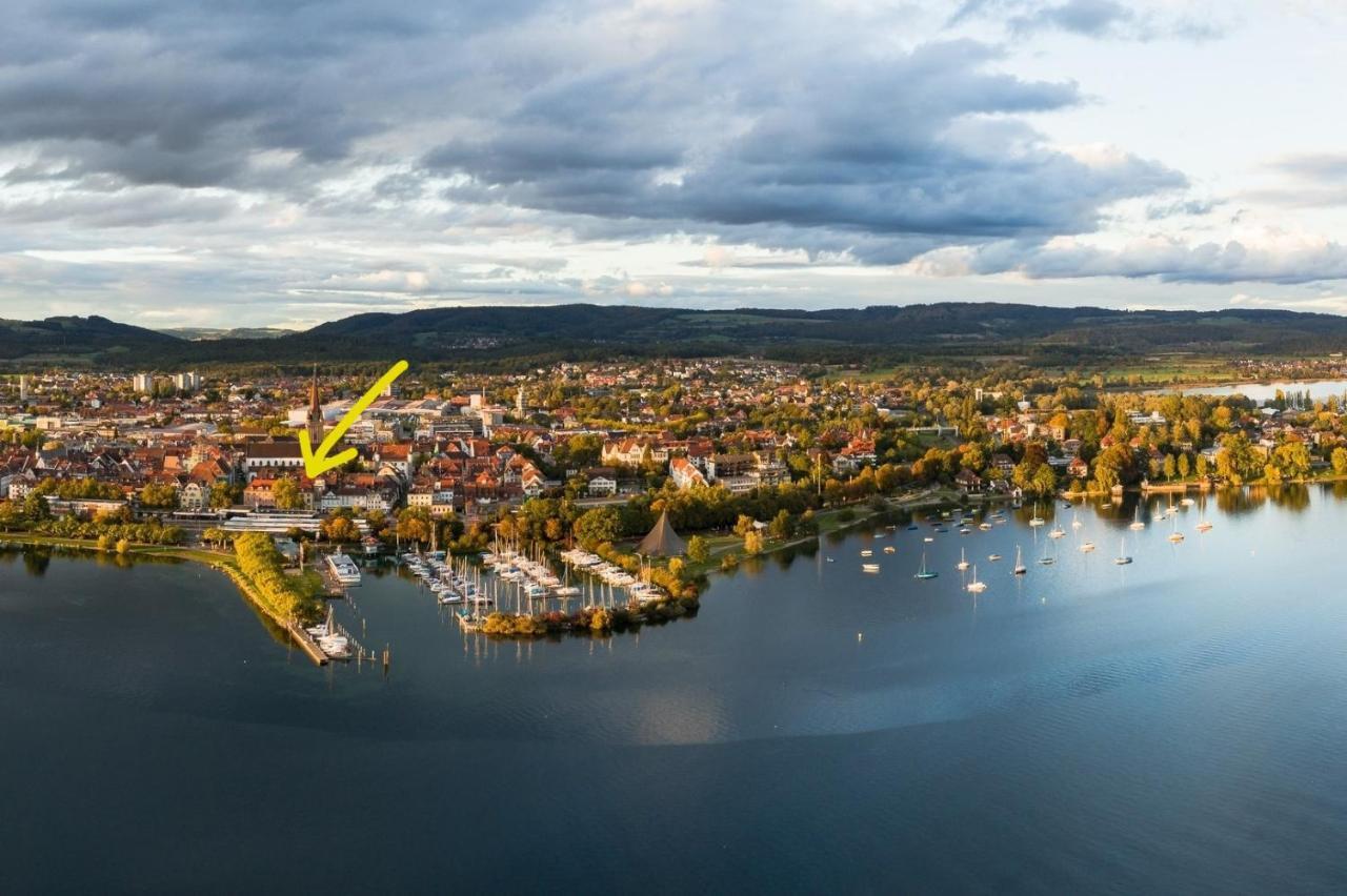 See- Und Altstadthaeusle - Alles Direkt Vor Der Haustuer - Bodenseeufer Natur Altstadt Bahnhof Bora-Sauna - Klein Und Super Zentral Zum See Oepnv Stadt Natur Etc - Appartement Historica رادولفزيل ام بوندنز المظهر الخارجي الصورة
